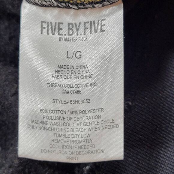 Five.By.Five by Master Piece Camo Long Sleeve Hoodie Mens Large Green Sweatshirt - Picture 11 of 11